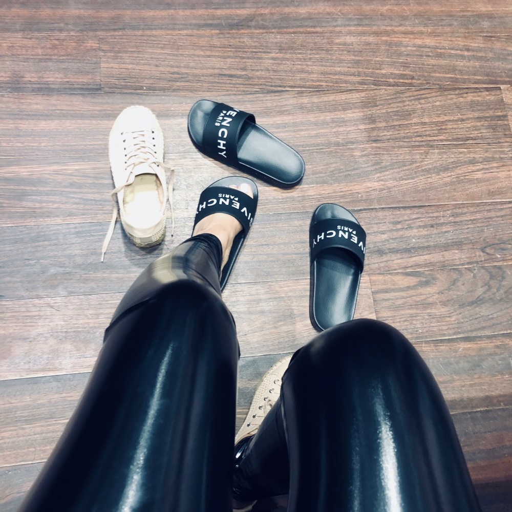 Authentic givenchy slides. Used few times like new